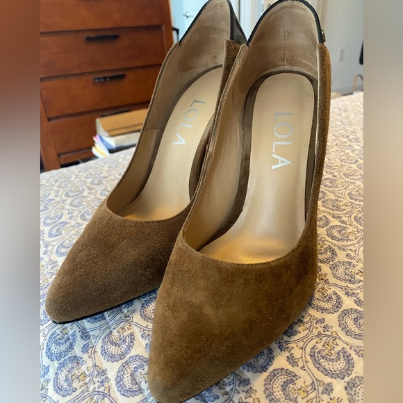 Stilettos perfect conditions size 7 suede & leather - Picture 7 of 14